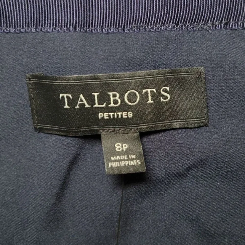 Talbots Textured Knee Length Pencil Skirt Sz 8P